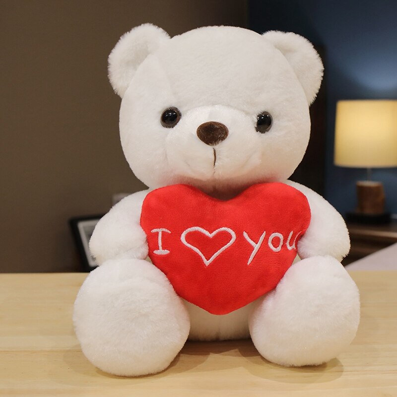 Teddy Bear Plush Toys (Bear Holding "I Love You" Heart) 28cm