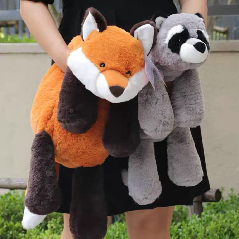 Lying Animal (Raccoon/Fox/Crocodile/Sloth) Plush Toys 45-70cm