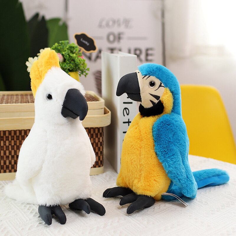 Bird (Lifelike Parrot) Plush Toy 25cm