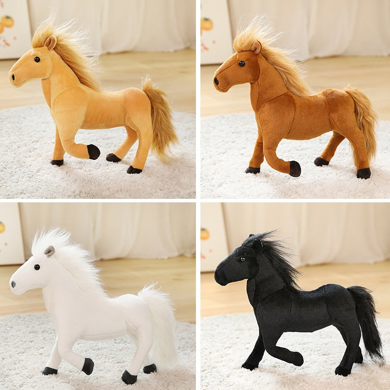 Horse Lifelike Plush Toy - 4 Styles