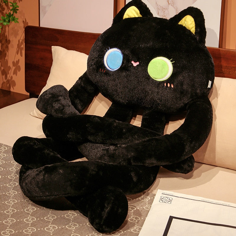 Funny  Long Legged Animals(Black Cat/Rabbit/Bear/Penguin) Pillow Plush Toys 100cm/175cm