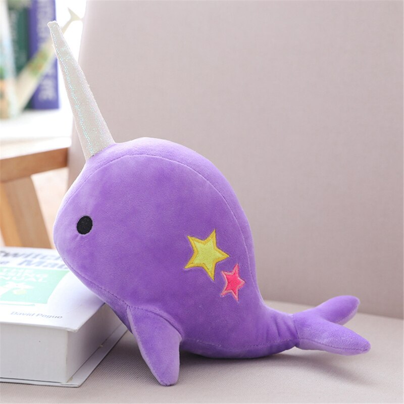 Narwhal (With Double Stars) Plush Toys 25cm/35cm