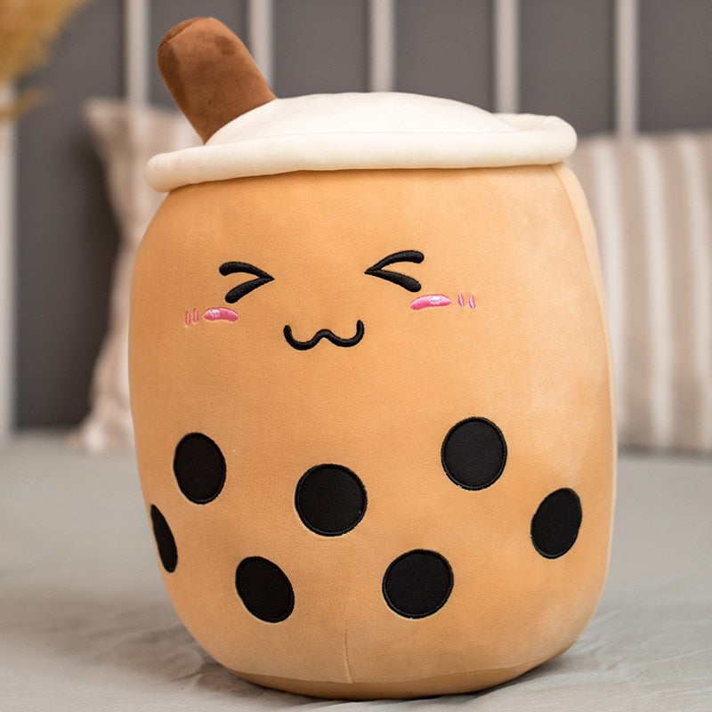 25-70cm cute cartoon Fruit bubble tea cup Plush Toy