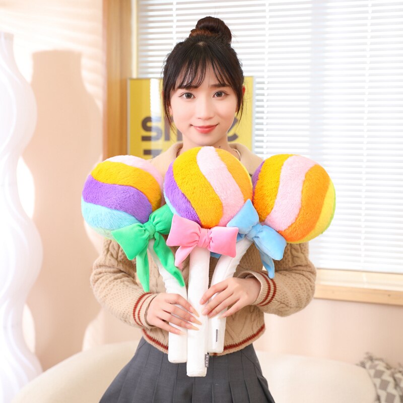 Food (Colourful Rainbow Lollipop) Plush Toys 43/58cm