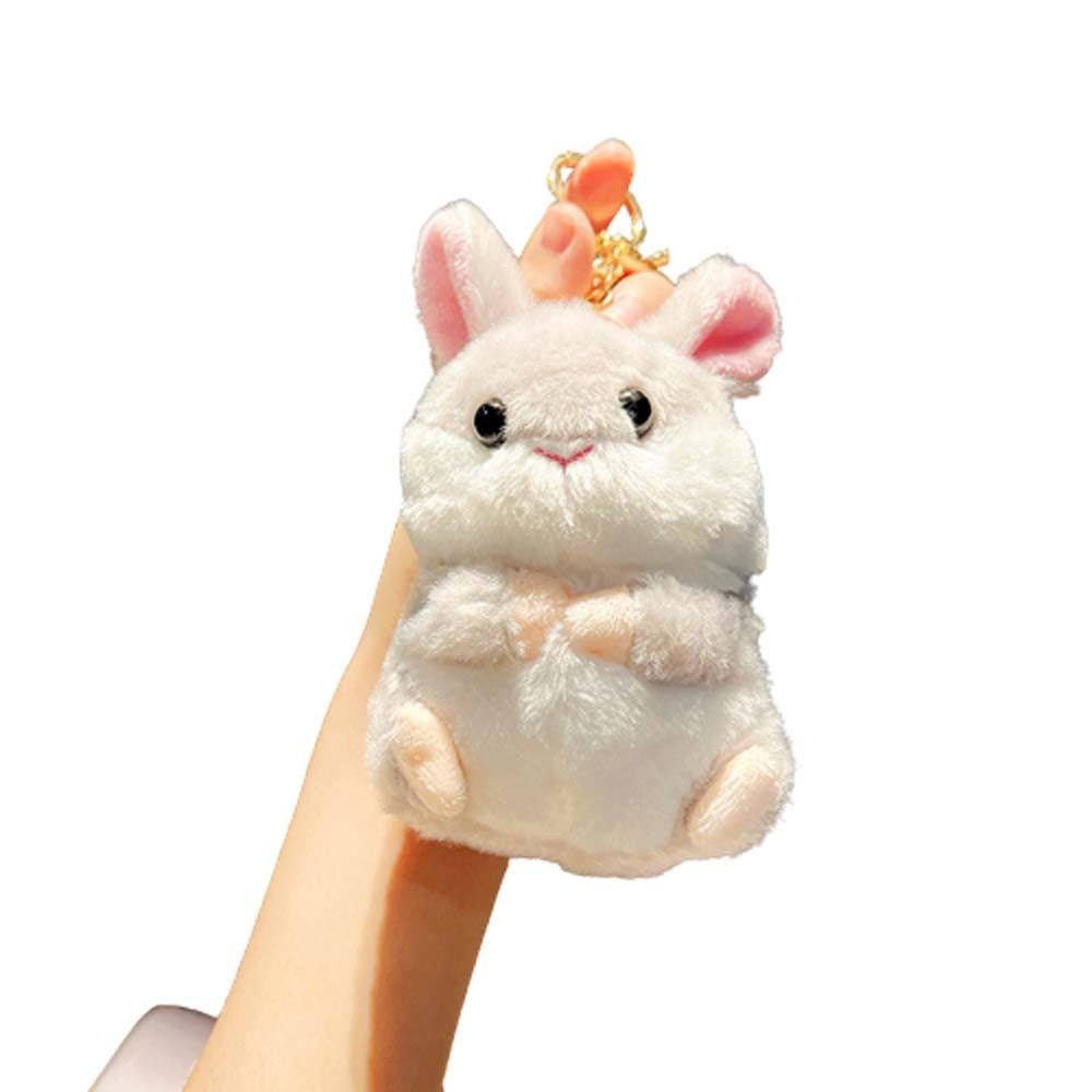 Hamster Plush Keychain 12cm