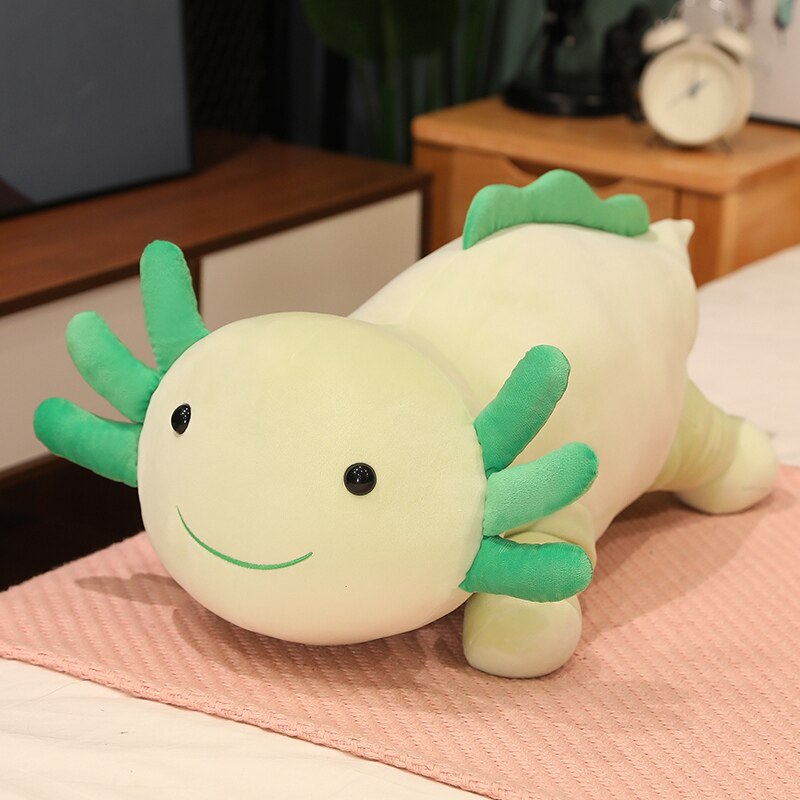 Cute Axolotl Plush Toys 30/60/90cm - Green/Blue/Pink/Purple