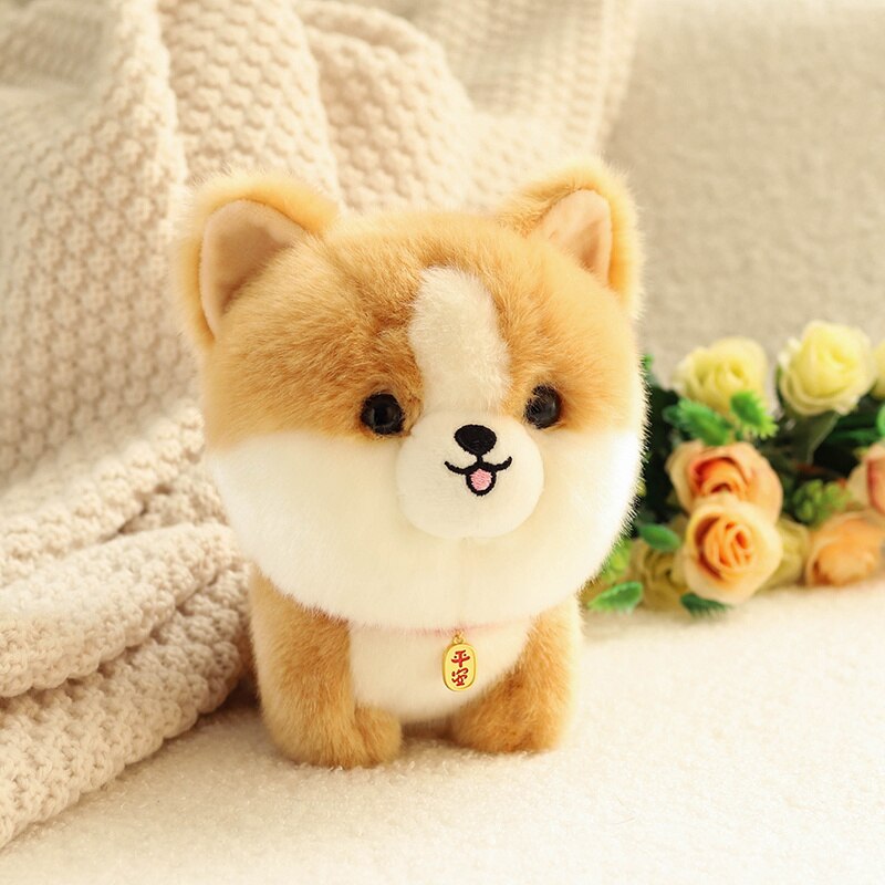 Dog/Puppy (Bichon Frise/Husky/Corgi/Akita) Plush Toys 20cm