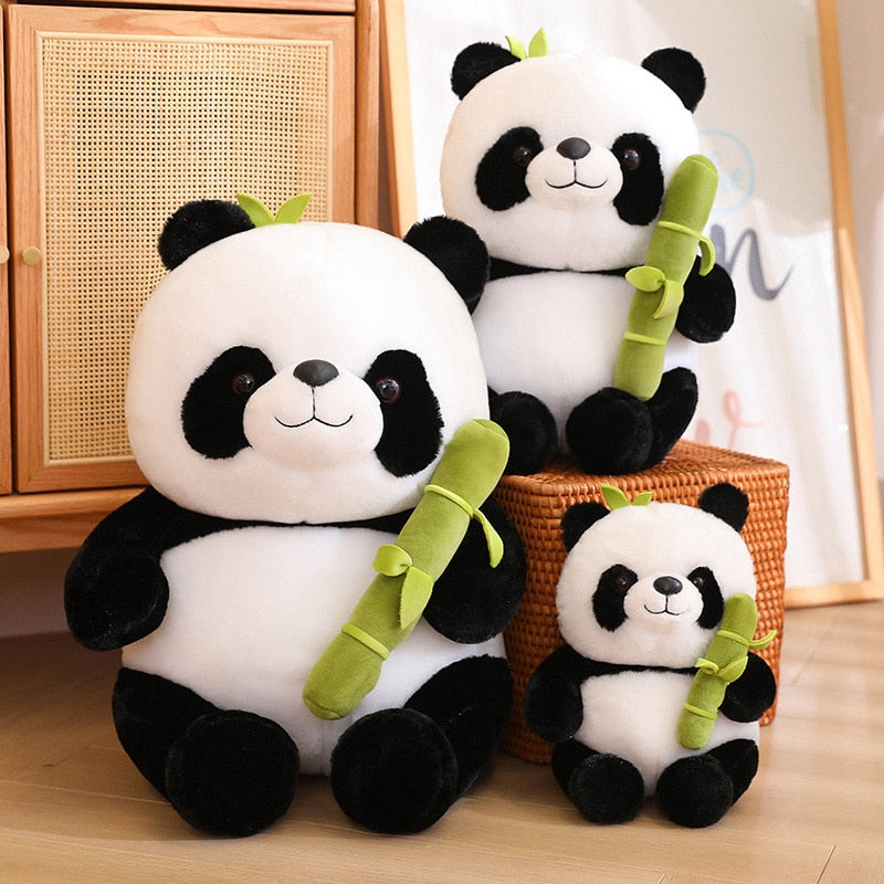 |152:201336174#25cm|152:201336175#35cm|152:201336176#45cmPanda (Holding Bamboos) Plush Toys 25cm-45cm