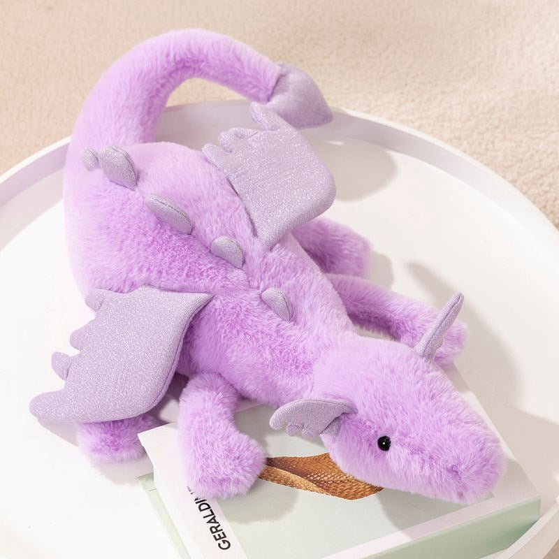 Dragon Plush Toys 50-100cm (Purple/Grey/Pink/Green/Black)