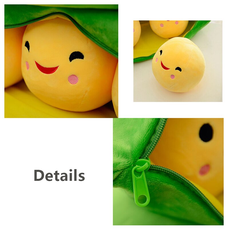 25-55cm Pea Pod Plush Toy