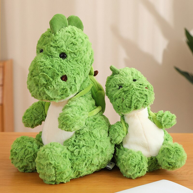 Dinosaur (Green and Soft) With Avocado Backpack Plush Toys 23/35/45cm