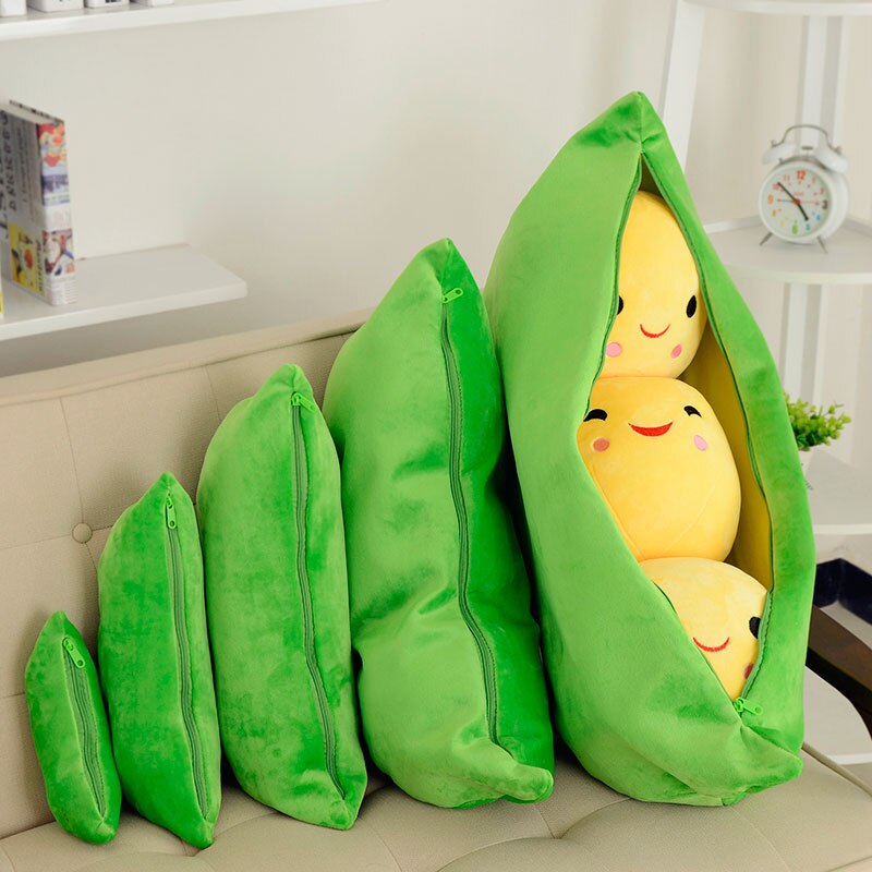 25-55cm Pea Pod Plush Toy