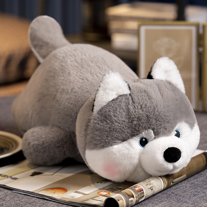 Lying Husky Dog Plush Toys 40cm/50cm