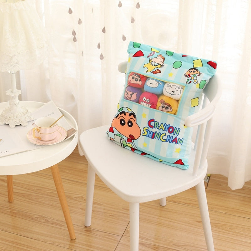 A Bag With 6-9 pieces of Mini balls Snacks/Pudding Plush Toys 40-50cm