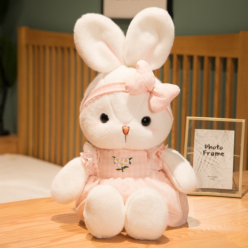 Rabbit With Dress And Headband Plush Toys 40-80cm