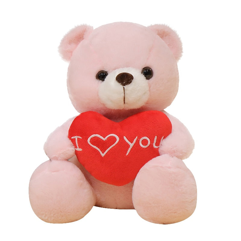 Teddy Bear Plush Toys (Bear Holding "I Love You" Heart) 28cm