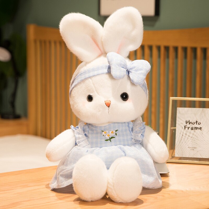 Rabbit With Dress And Headband Plush Toys 40-80cm