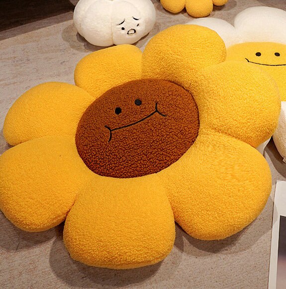 Smiley Flower Pillow Plush Toys 36-80cm