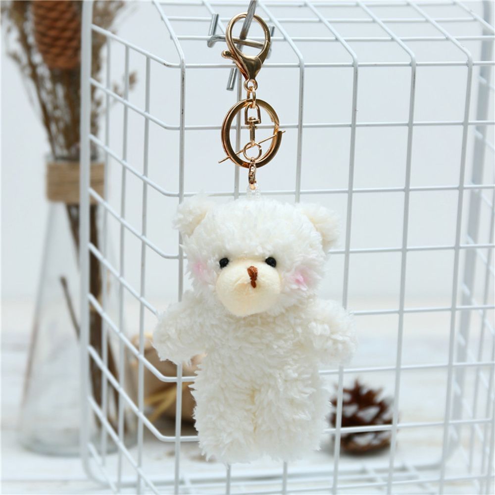 Animal (Bear/Rabbit/Dog) Plush Keychain 11cm