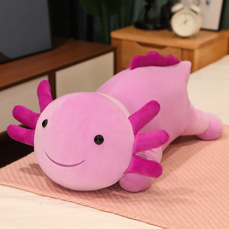 Cute Axolotl Plush Toys 30/60/90cm - Green/Blue/Pink/Purple