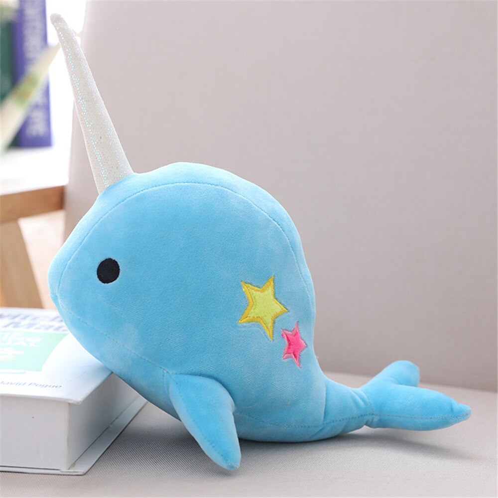 Narwhal (With Double Stars) Plush Toys 25cm/35cm