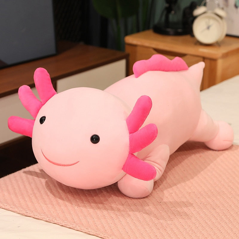 Cute Axolotl Plush Toys 30/60/90cm - Green/Blue/Pink/Purple