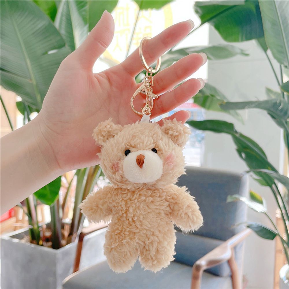 Animal (Bear/Rabbit/Dog) Plush Keychain 11cm