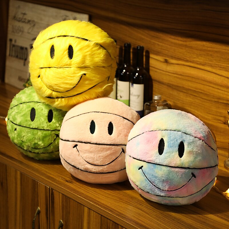 Smiley Basketball Plush Toy 30cm 