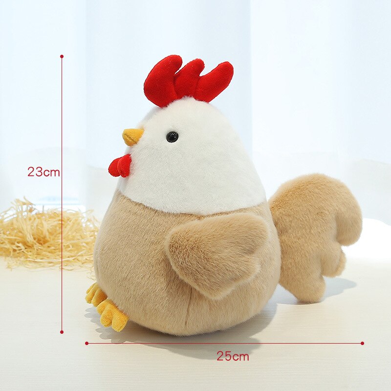 Cute Chicken Plush Toys 23cm