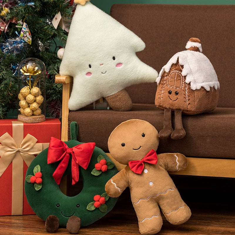 Christmas (Tree/Wreath/Gingerbread Man/House) Plush Toys 30-45cm