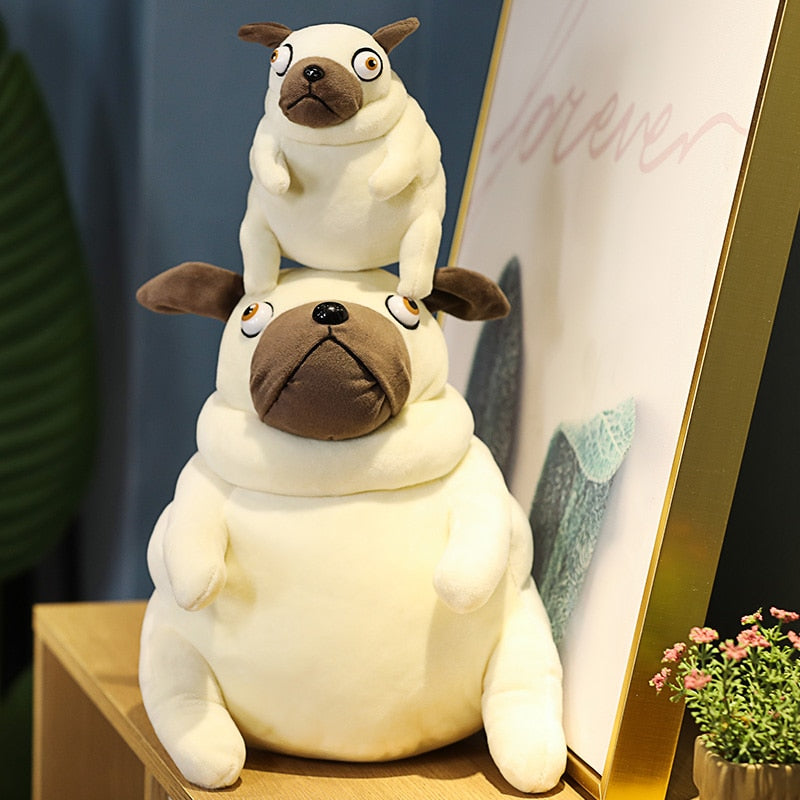 Pug Dog Plush Toy 15/30cm