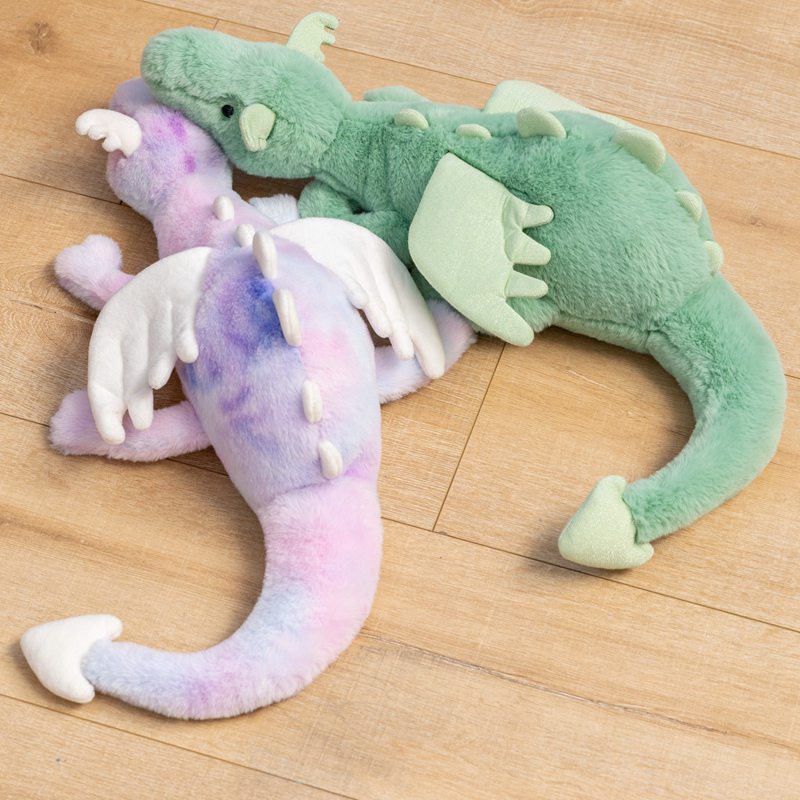 Dragon Plush Toys 50-100cm (Purple/Grey/Pink/Green/Black)