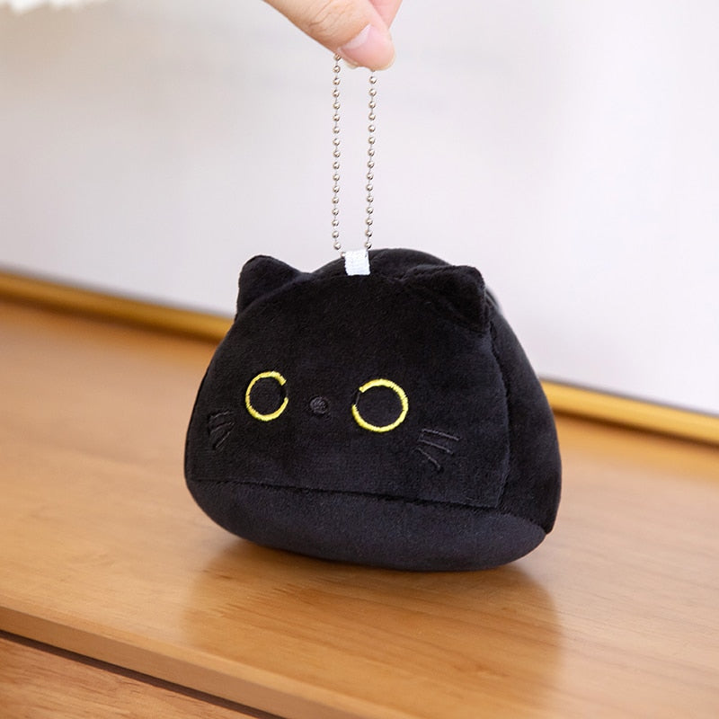 Black Cat Plush Keychain 9/15cm