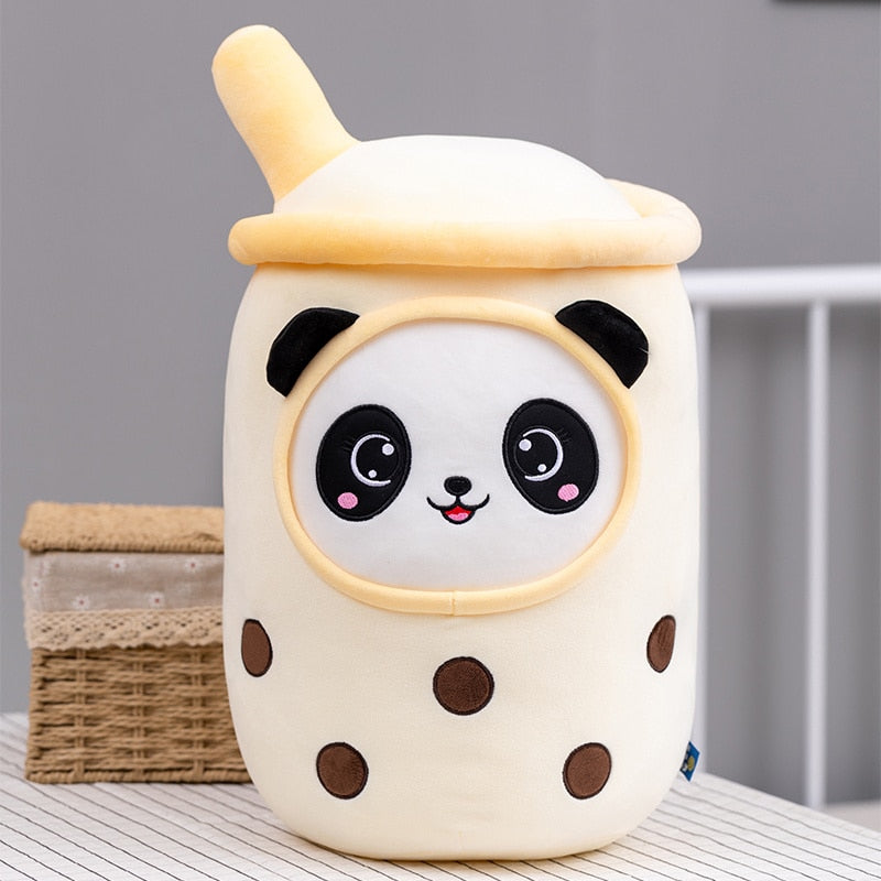 25-70cm cute cartoon Fruit bubble tea cup Plush Toy