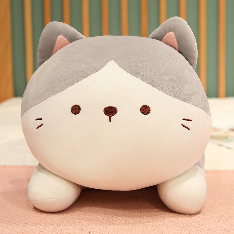 Grey Cat Pillow Plush Toys 50-90cm