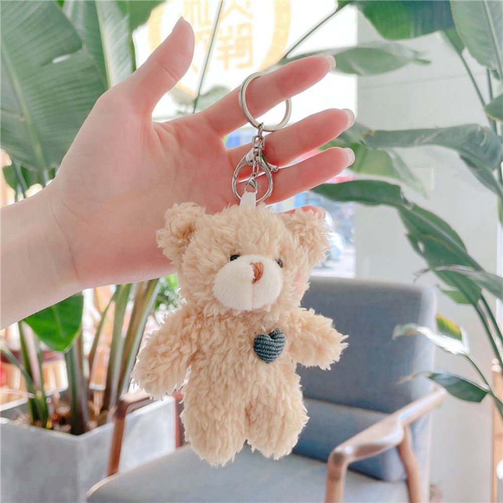 Animal (Bear/Rabbit/Dog) Plush Keychain 11cm