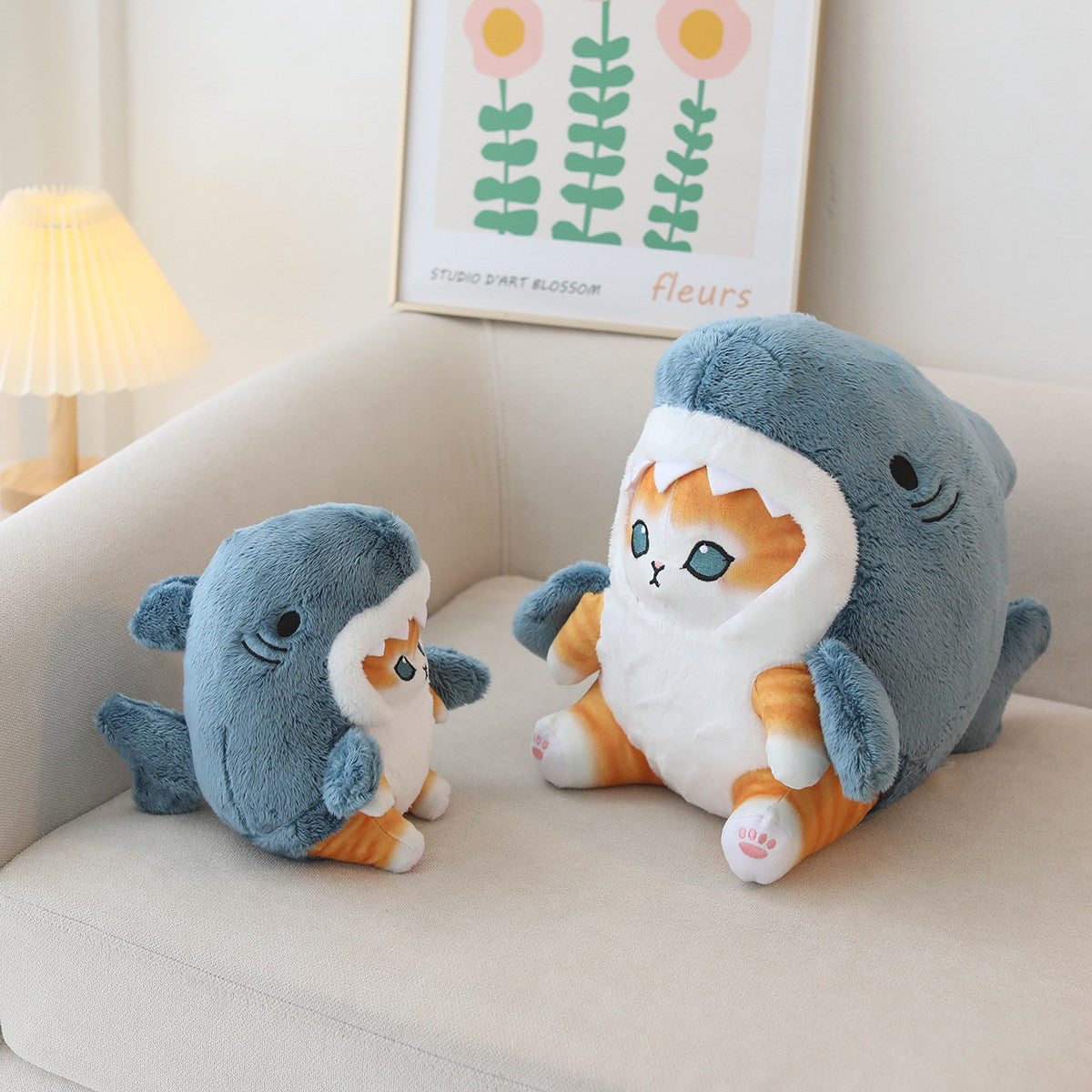 Cat (Shark Cosplay) Plush Toys 20cm/33cm