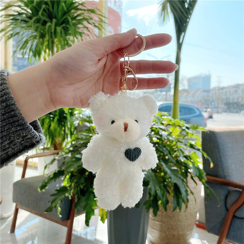 Animal (Bear/Rabbit/Dog) Plush Keychain 11cm