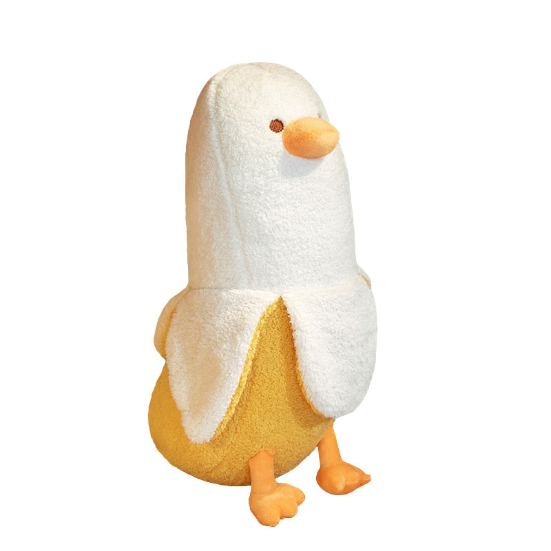 Funny Banana With Duck Plush Toys 50/70/90cm - (White/Green/Yellow)