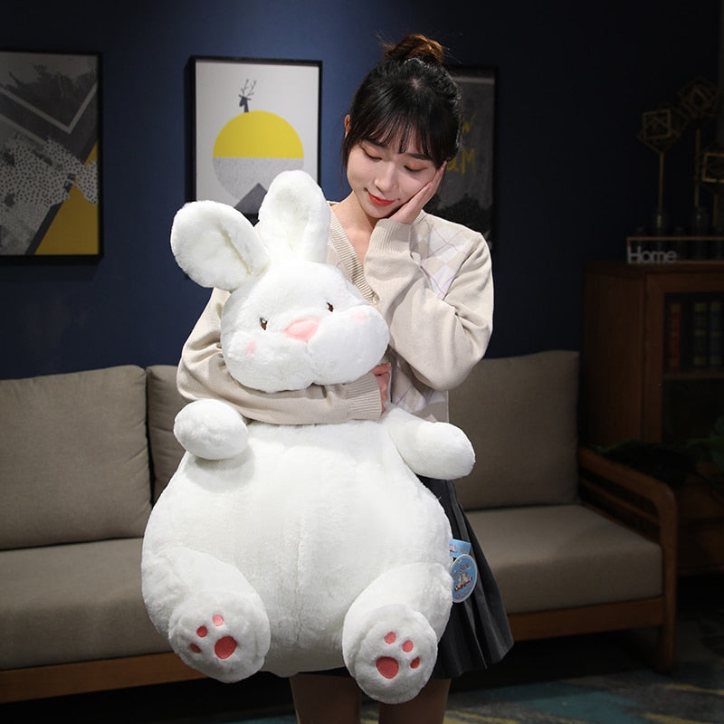 Chubby White Rabbit Plush Toys 45cm/60cm/80cm