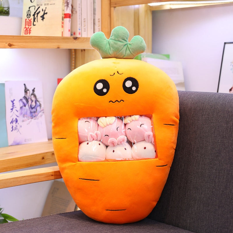 A Bag With 6-9 pieces of Mini balls Snacks/Pudding Plush Toys 40-50cm