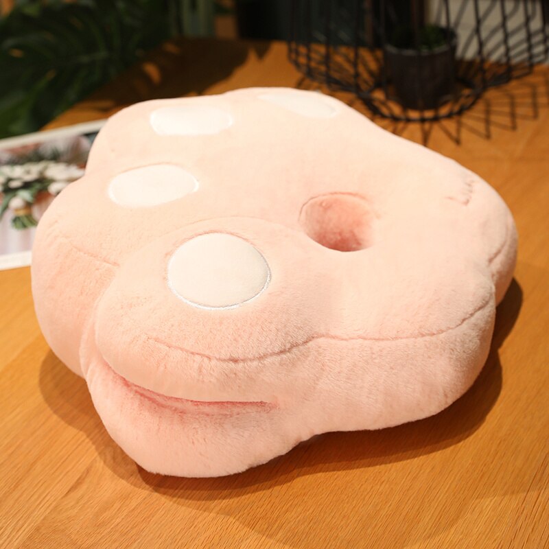 Cat's Paw Shaped Pillow and Hand Warmer Plush Toys 37x33cm