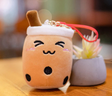 10cm Cute Bubble Tea Keychain