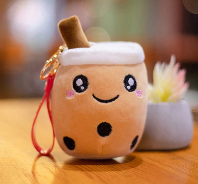 10cm Cute Bubble Tea Keychain