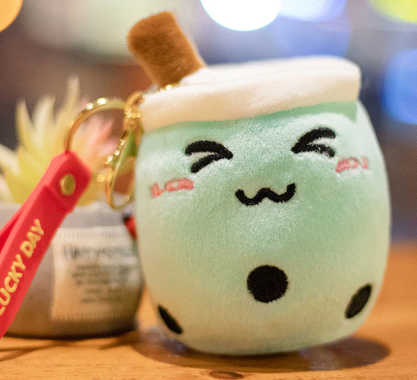 10cm Cute Bubble Tea Keychain