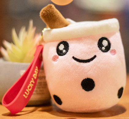 10cm Cute Bubble Tea Keychain