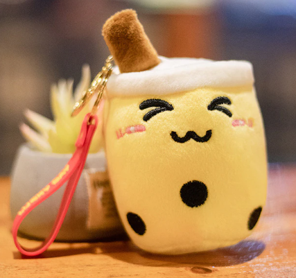 10cm Cute Bubble Tea Keychain