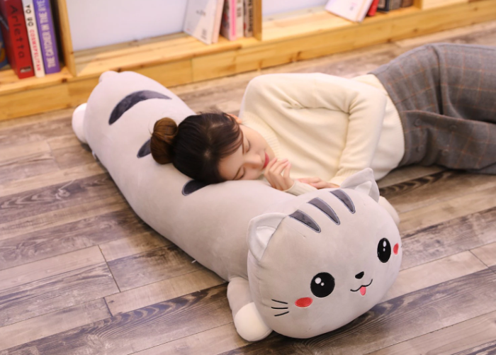 50/70/90/110/130cm Cute Soft Long Cat Pillow Plush Toys