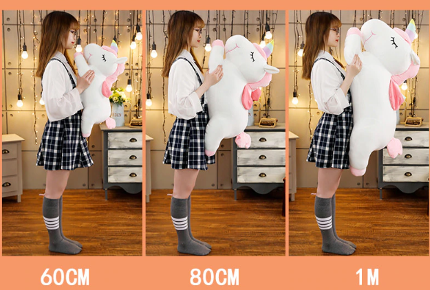 25-100cm Kawaii Giant Unicorn Plush Toys