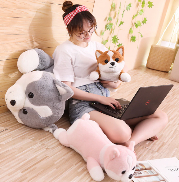 Cute Corgi Dog Plush Toy 60-100cm